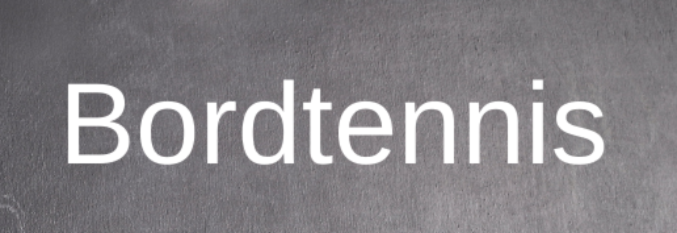 Bordtennis Bedrift